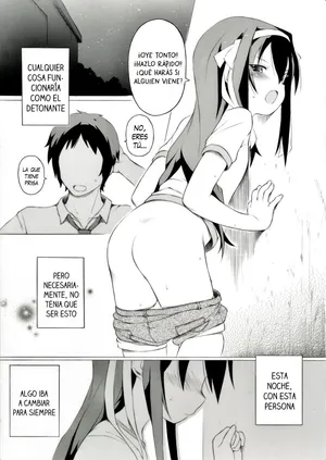 [Itano Chiharu] Tanabata no Yoru ni Jitsu wa Konna Koto ga Attarashii desu yo - Parece que, en realidad, algo así ocurrió en la noche de Tanabata (Suzumiya Haruhi no Yuuutsu) [Español] [Traducciones necesarias]